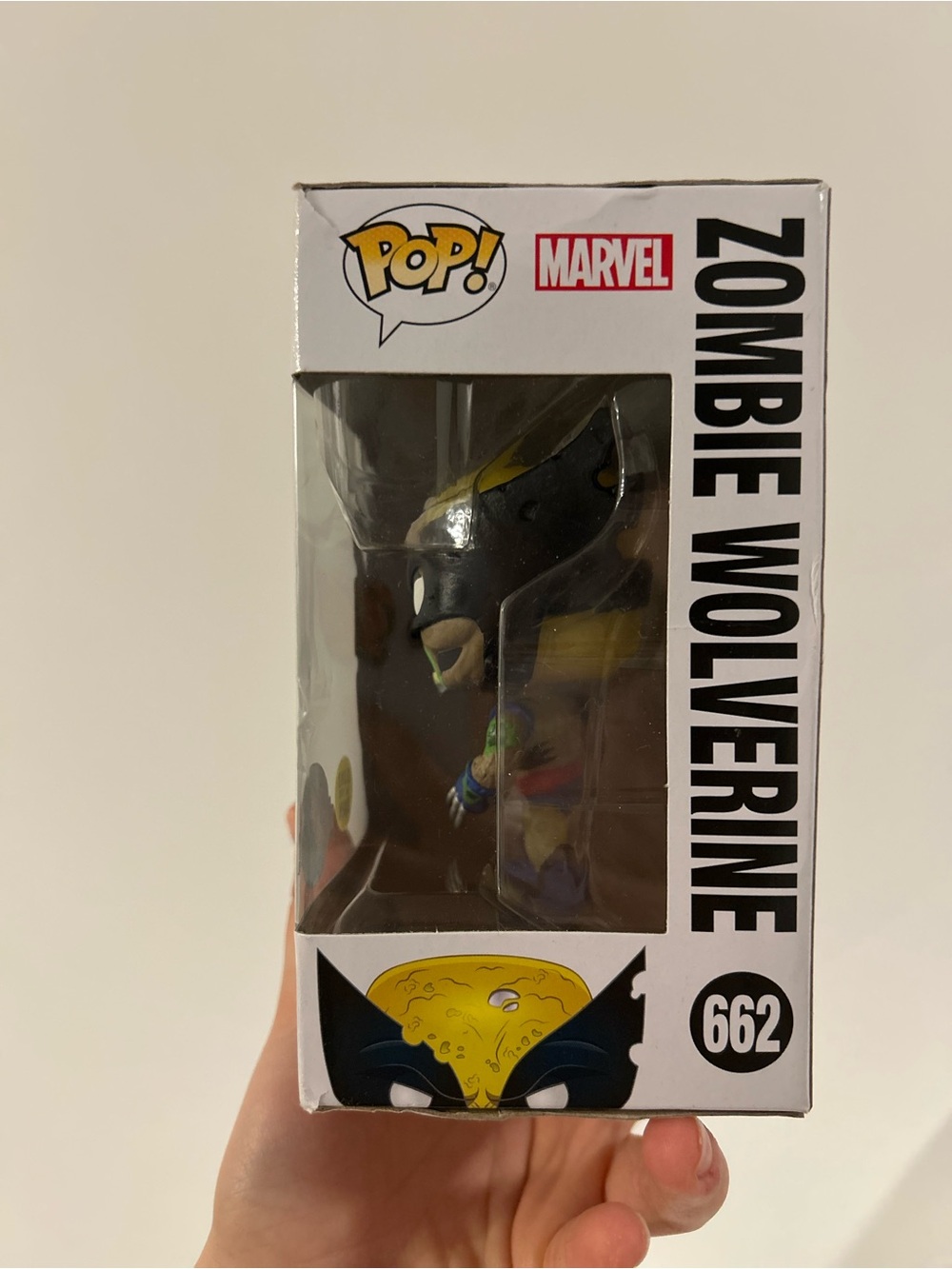Marvel Zombie Wolverine Funko Pop - Yellow & Black with Green Accent - Picture 3 of 3